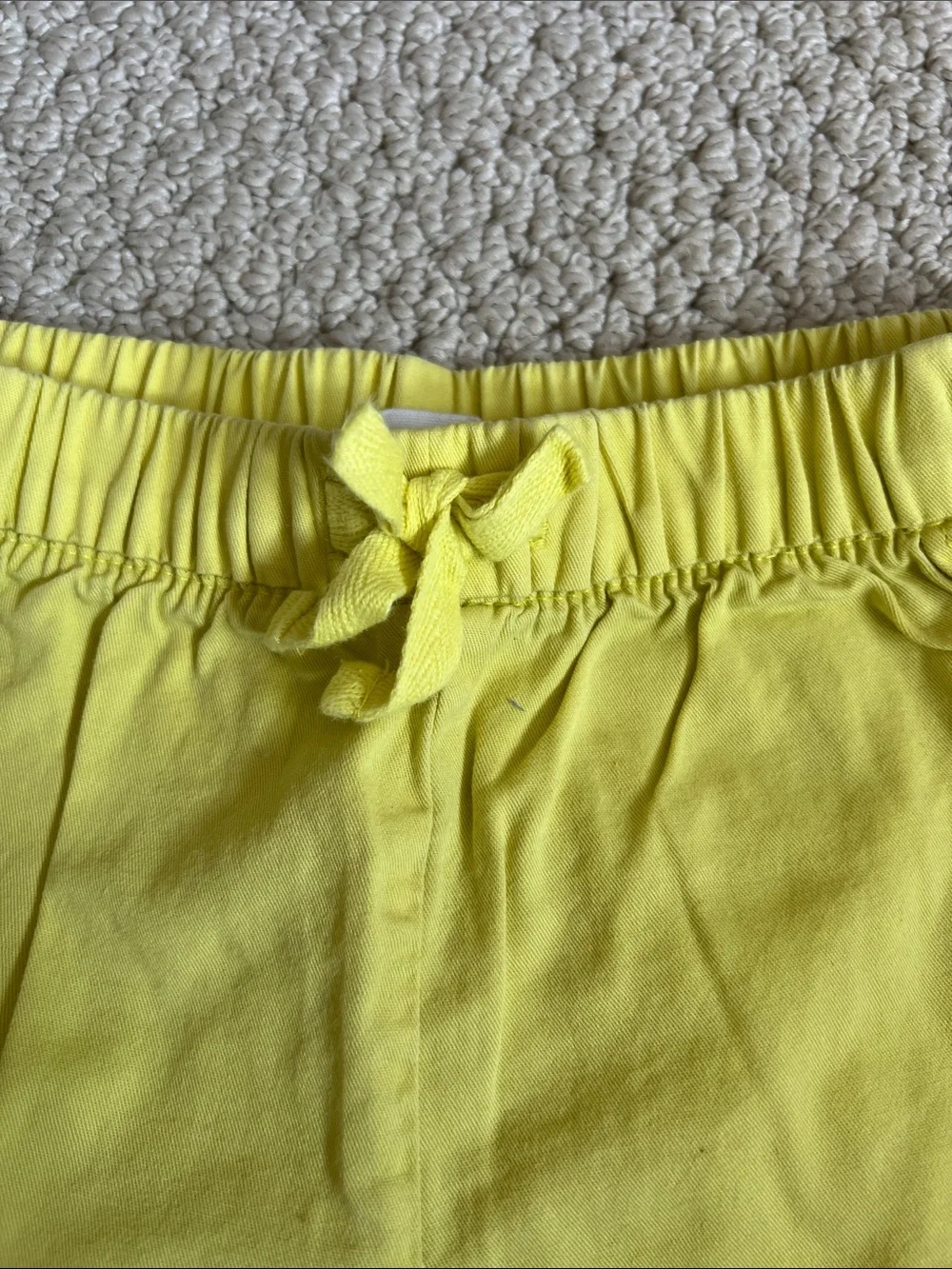 BabyGAP Bright Yellow Ruffle-Trim Lounge Shorts